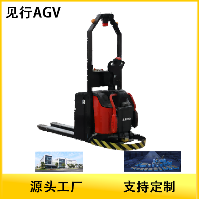 AGV小車在半導(dǎo)體后道封測環(huán)節(jié)中，通過穿梭于測試機臺間，有效提升了設(shè)備的綜合效率（OEE）